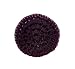 Handmade Crochet Round Scrubbers - Plum Purple - Flat - Double Nylon Yarn - Set of 3 - Reusable - Sponge - Scouring Pad - Household Helper