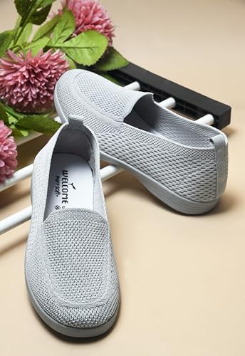 Image of URJO Womens Knit-29 Women's Lightweight Walking Shoes Super Casual Running for Everyday Wear Shoe for Women by Welcome Walking Shoe