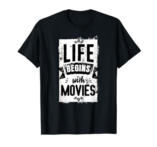 Películas Outfit Hombres Mujeres La vida comienza con Películas Camiseta