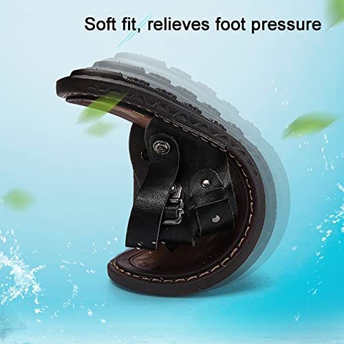 Men's Toe Flat Plat Slippers, Summer Dual-use Non-slip Wear-resistant Mens Foot Correction Flip Flops, for Bunion Splints Plantar Fasciitis Correction l3