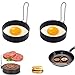Produktbild Spiegeleiformen, Pancake Form Egg Ring, 7.5 cm Spiegeleiform Ei Ring zum Kochen von Spiegelei/Pfannkuchen/Omeletts und mehr, 2 Stück