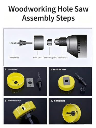 Kit 11 Piezas Sierra Copa 3/4"-2-1/2" (19-64 mm) miniatura 3