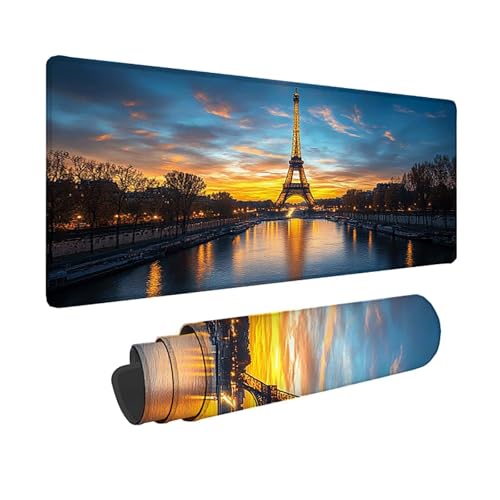 Tapis de souris XXL pour bureau gamer et espace de travail sur PC
