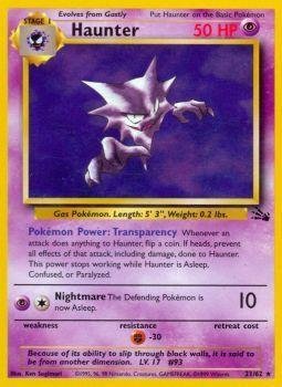 Pokemon - Haunter (21) - Fossil
