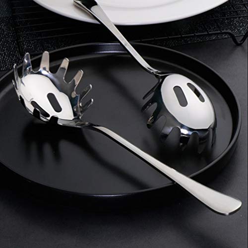Colher de macarrão em aço inoxidável da UPKOCH, utensílios de cozinha para restaurante e lojas (prat