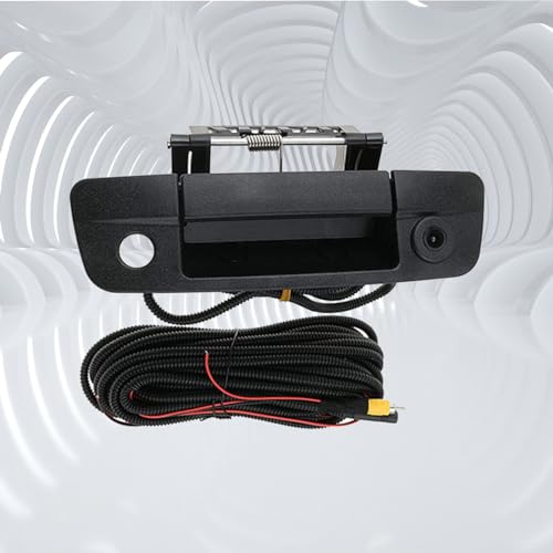 Image of Tailgate Car Backup Reverse Handle Camera Compatible for Ram 1500 /2500 /3500 2013 14 15 16 17 2018 Replacement# 68197873AA