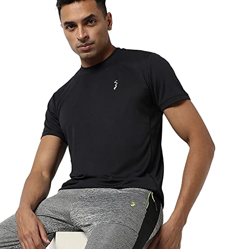 Image of Campus Sutra Men's Polyester Regular Fit T-Shirt