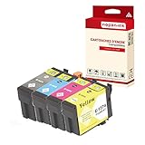  NOPAN-INK-4 Cartouche Compatible pour EPSON T1571 T1572 T1573 T1574 Multipack (Tortue) 29,5 ML EPSON Stylus Photo R3000