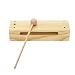 CUHAWUDBA Wooden Percussion Block Woodblock Mit Mallet Exquisite Kid Kinder Musikspielzeug Percussion Instrument