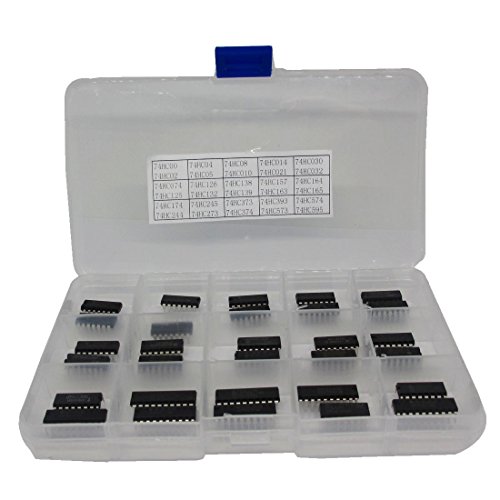 30 Types 74HC Series Logic IC Assortment Kit, High-Speed Si-Gate CMOS IC in Assortment Box - Thumbnail 2