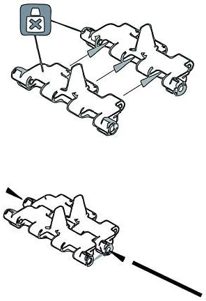 Warp United 1/35 Workable Metal Track Links: German Tiger I Panzer VI Tank Middle Late Production Model Kit