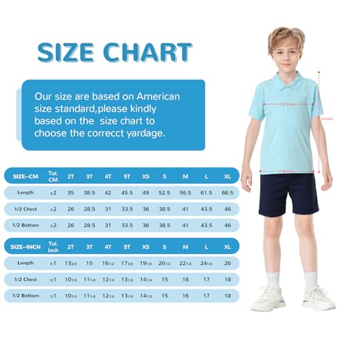 Image of Dreammonkey 2T-16Years Stain Resistant Polo Golf T-Shirt School Uniform