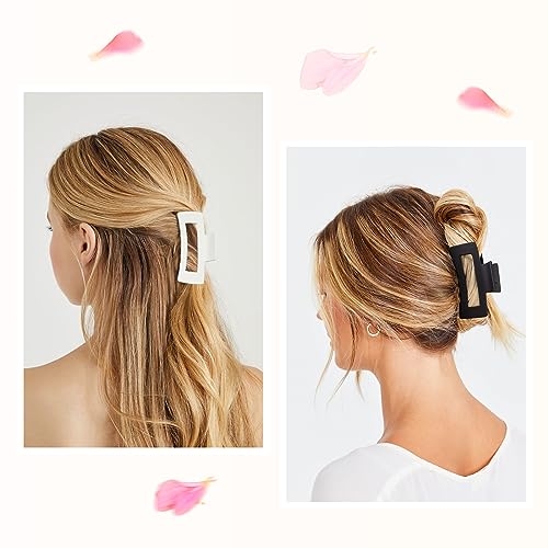 Vigorpace 12 Pack 3.5 Inch Medium Hair Claw Clips For Women Girls Thick Thin Hair thumb #2