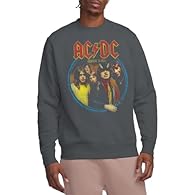 ACDC UNISEX SWEATSHIRT: Express your authenticity with a look as unique as you are; designed for daily wear, our sweatshirt showcases a breathable all-season mid weight weave in a versatile tagless top that pairs with everything from freshly pressed ...