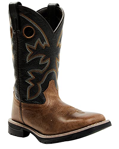 Cody James Boys' Little Knox Western Boot Broad Square Toe - 43893