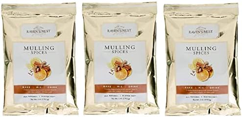 Raven's Original Mulling Apple Cider Spices - 6 Oz Package (Pack of 3)