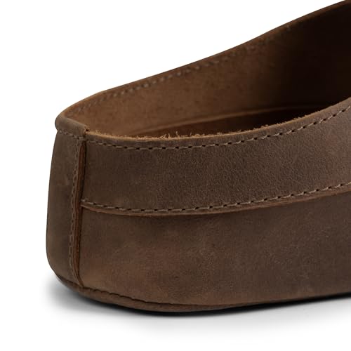 La Leche, Japanese Uwabaki Style Slippers, Slip-On Slippers, Indoor Slippers, Shoes for Home, Full Grain Leather & Memory Foam, Handmade4