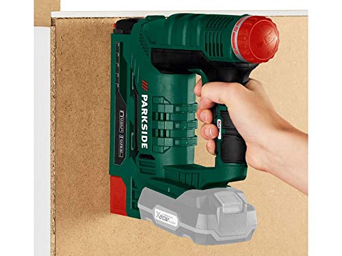 PARKSIDE® accu tacker, draadloos nagel- en nietpistool »PAT 20-Li A1«, met anti-slip softgrip, geïntegreerde LED-lamp (zonder accu) X-20-V Team Serie - Afbeelding 6