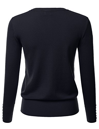 Image of LALABEE Women's V-Neck Long Sleeve Button Down Sweater Cardigan Soft Knit(S-XXL)