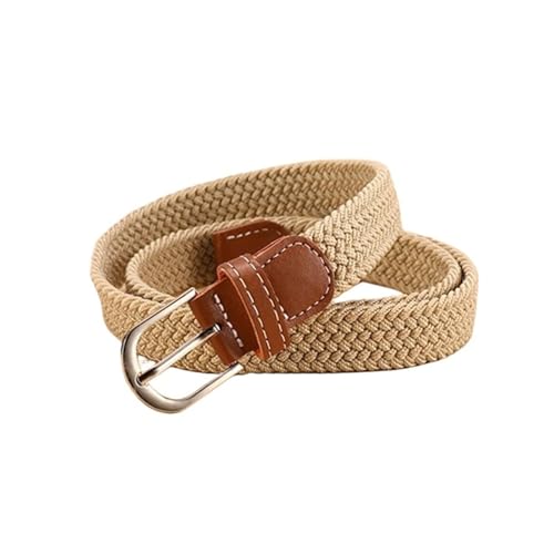 Versatile Jeans Belts For Women, No Need For Perforated Canvas Belt, Women's Woven Elastic Student Decorative Belt