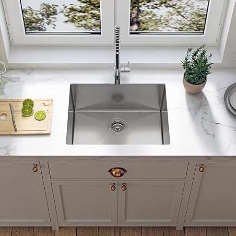 Sinber 23" Undermount Kitchen Sink HU2318S-12-S Cover