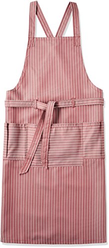 (カゼン)KAZEN 胸当てエプロン AMZ-APK494 AMZ-APK494 37 ワインストライプ(APK494-S81) L