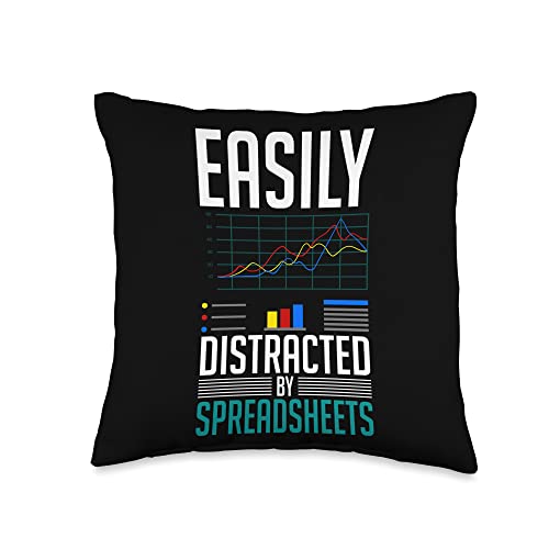 Spreadsheet Calculator Software Budget Templates Throw Pillow