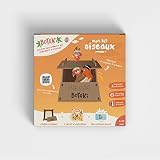 BOTAKI - Kit Loisir Créatif - Nichoir À Oiseaux En Bois À Construire - Jeu de Construction + Magazine - 4 Ans Et +