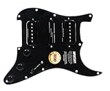 Seymour Duncan 920D Custom Shop Loaded Pickguard P-Rails HSH All Black