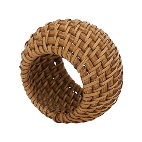 Woven Rattan Napkin Rings by SARO LIFESTYLE Cover