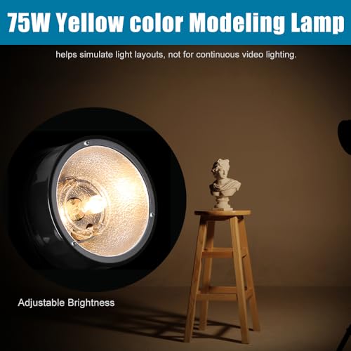 image for Godox Studio Flash Light Kit for Photography, Strobe Softbox Lighting 