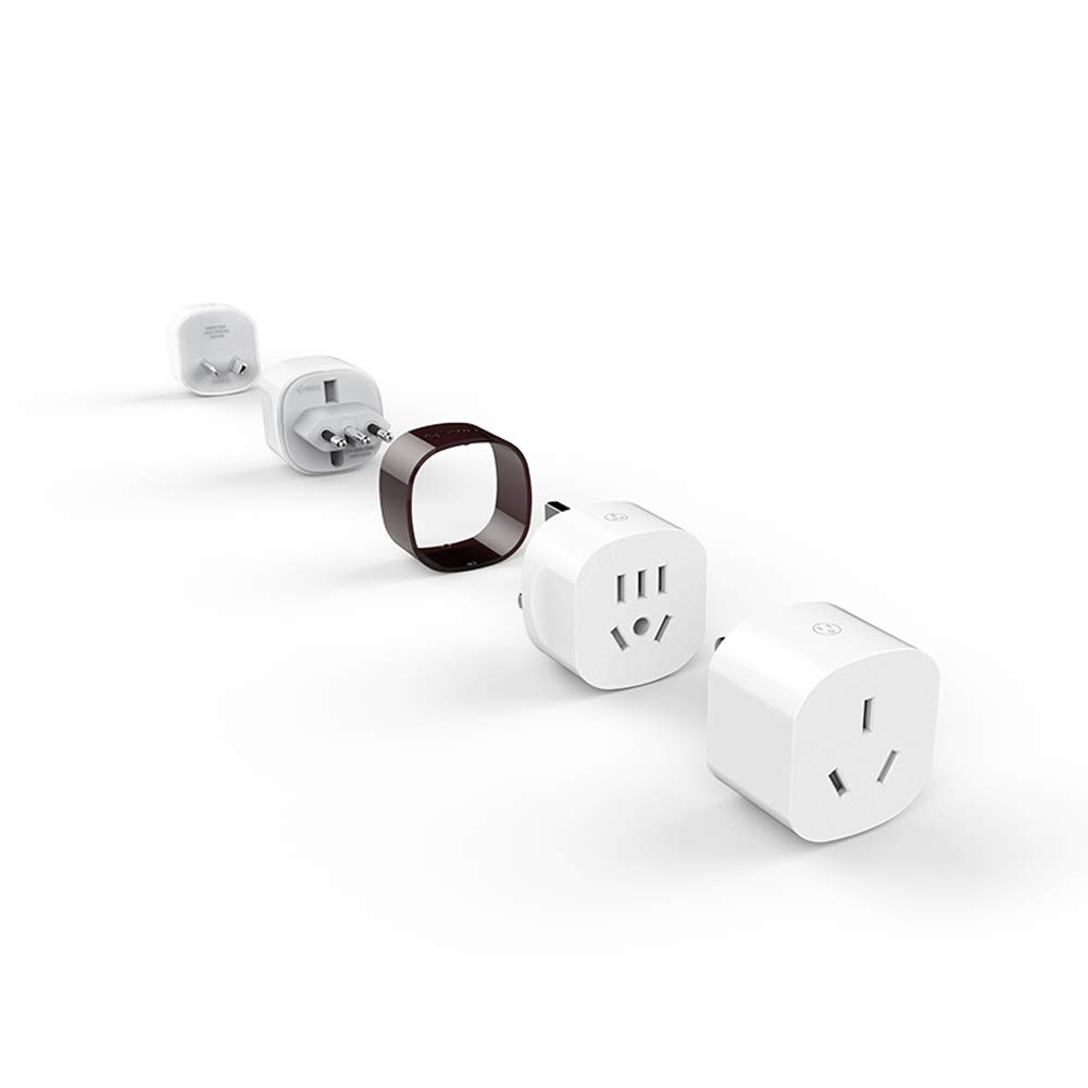 Adaptador de Viaje Mundial Carga rapida USB regleta enchufes Protector contra sobretensiones Reino Unido Estados Unidos UE AUS Asia Tailandia China Japón 200+ Países Convertidor de Poder