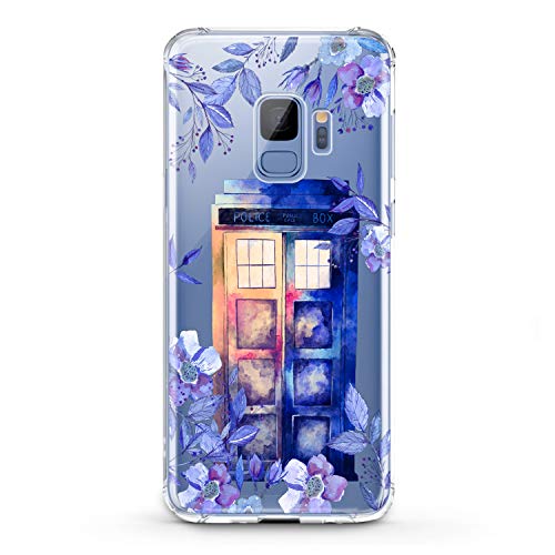 Lex Altern Tpu Case Compatible For Samsung S22 S21 Ultra S20 Fe S10 Plus Note 10 S9 S8 Blue Clear Cute Box Girls Design Print Floral Police Teens Who Lightweight Cover Slim Fit Soft Doctor Women #TOP6