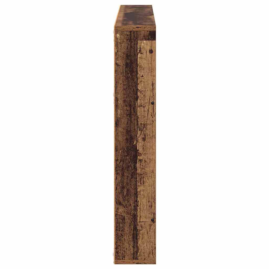 Zeitschriftenregal 2er Set, Wandmontage Zeitschriftenhalter für Wohnzimmer, Holzwerkstoff, 100 x 12 x 70 cm