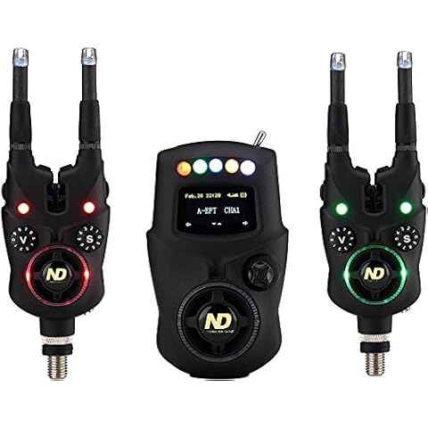 New Direction Tackle Bissanzeiger K9s 2+1 Set | Funk | Smart Link | App Steuerung | Receiver mit Display | Halo Nightlight |Snag Ears thumbnail