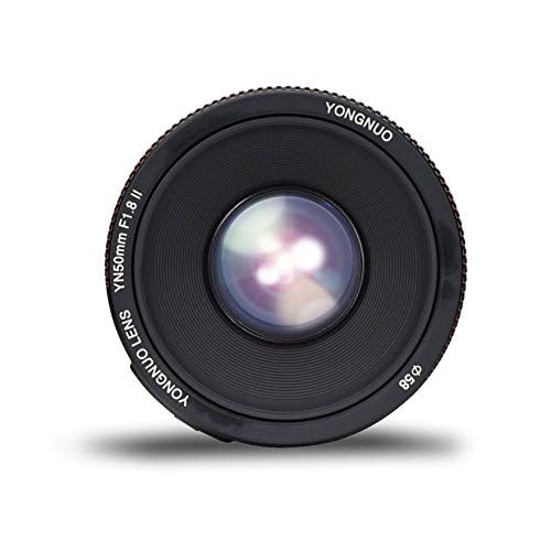 YONGNUO YN50mmF1.8 II autofocus lens 5018IIC, Black - Image 3