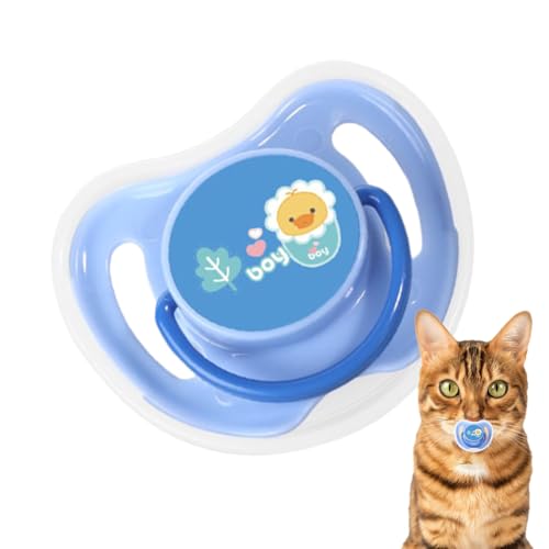 Goowafur Jouet Apaisant pour Chien | Anneau De Mâchouille Apaisant pour Chiots | Jouet De Dentition en Silicone Souple pour Chiots Et Chatons en Voyage Et À...