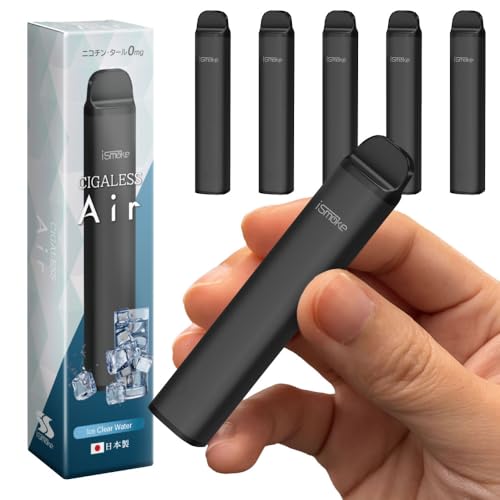 ismoke CIGALESS Air 0mg dq^oR ĝ 25000z\ VAPE e  jR` ^[ ACX[N VKX GAt[ o͒ (d 0mg, ACXNAEH[^[ 5{)