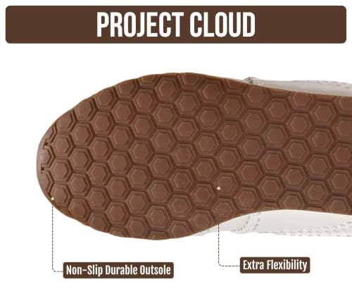 Image of Project Cloud Womens Barefoot Sneakers with Memory Foam & Non Slip (Monica) | Lace Up Shoes for Women - Lightweight Casual Women Footwear Comfortable Fashion Sneakers for Women - Versatile Women Shoes