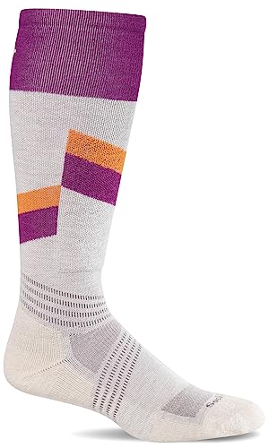 Image of Sockwell Women's The Steep Ski Moderate Graduated Compression Sock, Natural-M /L