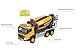 Majorette - Volvo Betonmischer (19 cm) – Premium Spielzeugauto für Kinder ab 3 Jahren, viele Funktionen, Baustellenfahrzeuge für Mädchen und Jungen, Gelb