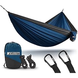 Bear Butt Camping Hammock - Hammock - Camping Gear - 2 Person Hammock - Backpacking Tree Hammock - Double Hammock Camping - Hiking Gear - Portable Hammock for Camping - Travel Hammock - Outdoor