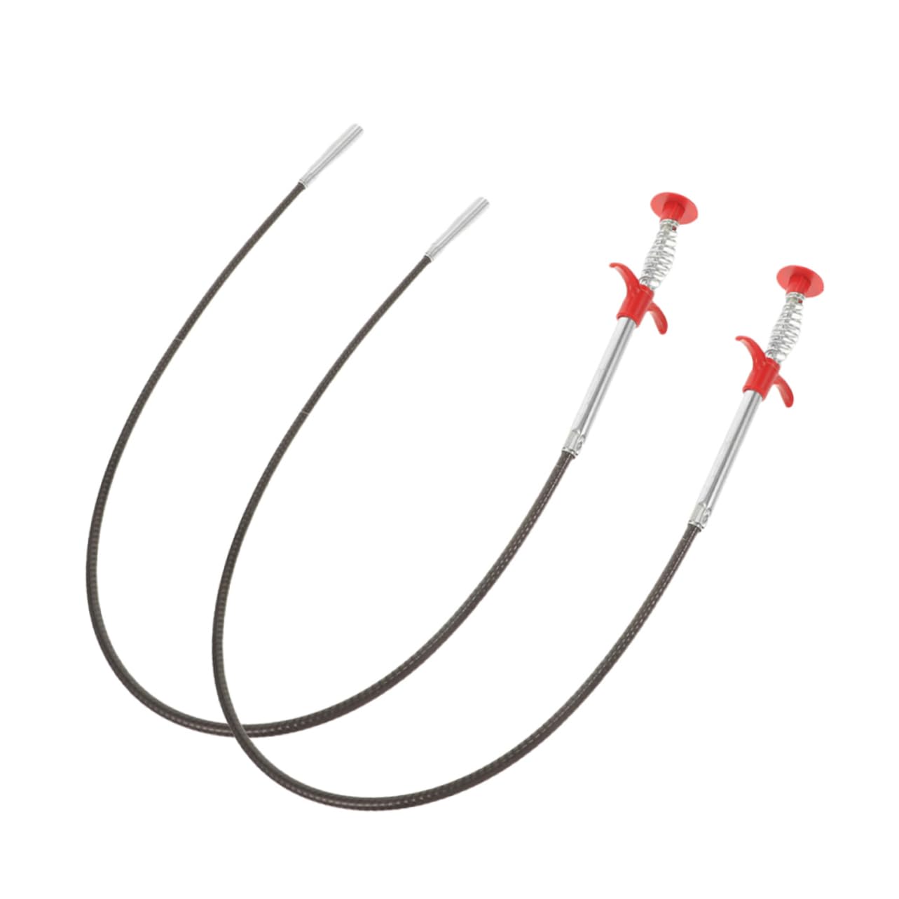 Cabilock 2pcs Sewer Drain Hair Remover Tool Garbage Picker Long Tweezers for Sink Drain Unclog Sink Drain Toilet Plunger Hair Catcher Shower Drain Sink Grabber Toilet Auger Snake