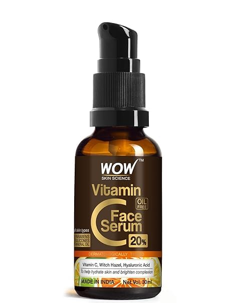 Image of WOW Skin Science Apple Cider Foaming Face Wash Built-In Brush with Vitamin C Face Serum Kit - No Parabens, Sulphates, Silicones - Net Vol 180mL