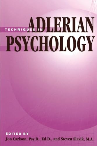 Techniques In Adlerian Psychology
