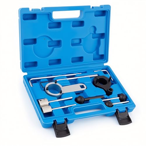 Image of WAYCOJOY Camshaft Timing Belt Tool Kit, Compatible with VW Audi Tiguan SEAT Skoda 1.4 1.6 2.0 TDI Diesel Engine, Replace OEM T10264 T10265 T10060A 3359 T10051 T10490