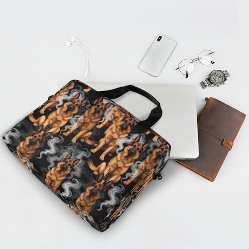 Bolso para portátil 15.6" con asa y correa gris miniatura 7