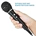 YIOWNER Wired Microphone, Karaoke Handheld Microphone for Singing, Mic Karaoke with 2.5m Cable, Vocal Dynamic Mic for Speaker, AMP, Mixer, DVD