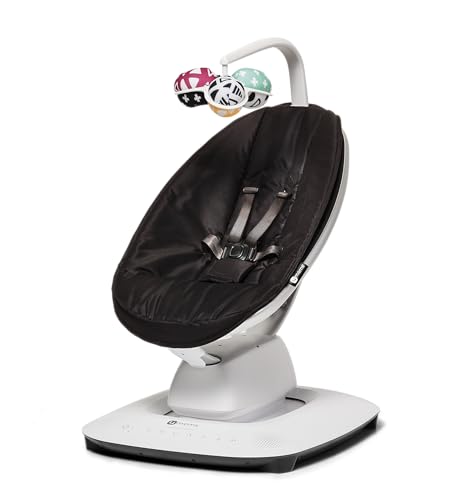 Cadeira Musical Mamaroo 5.0-4Moms Wifi Bluetooth - Preto