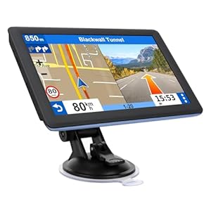 7″ GPS Navigator for Car Truck RV, Car GPS Navigation System with 2026 Maps, Lifetime Free Updates, Voice Guidance, Speed & Red-Light Camera Alerts, Custom Truck Routing